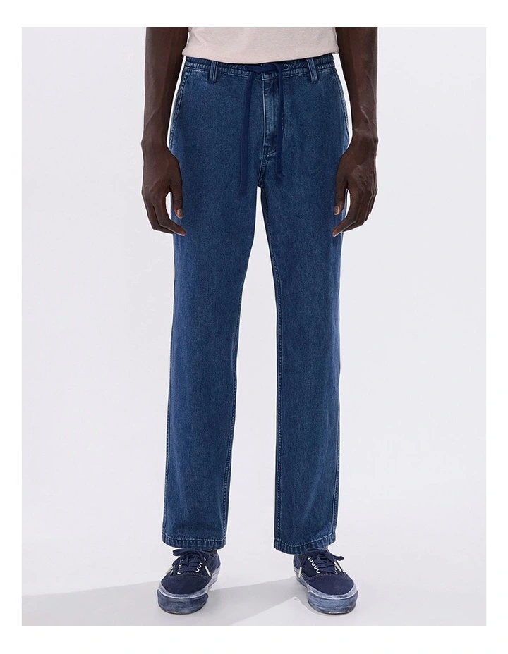 Zach Slim Fit Pant in Rinse Wash image 4