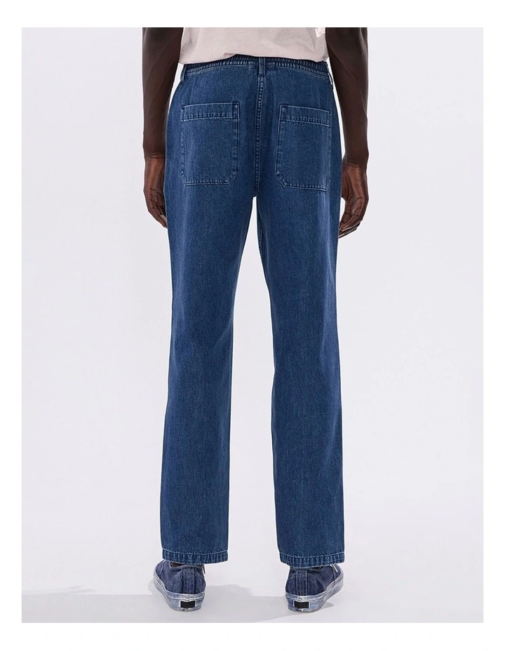 Zach Slim Fit Pant in Rinse Wash image 5