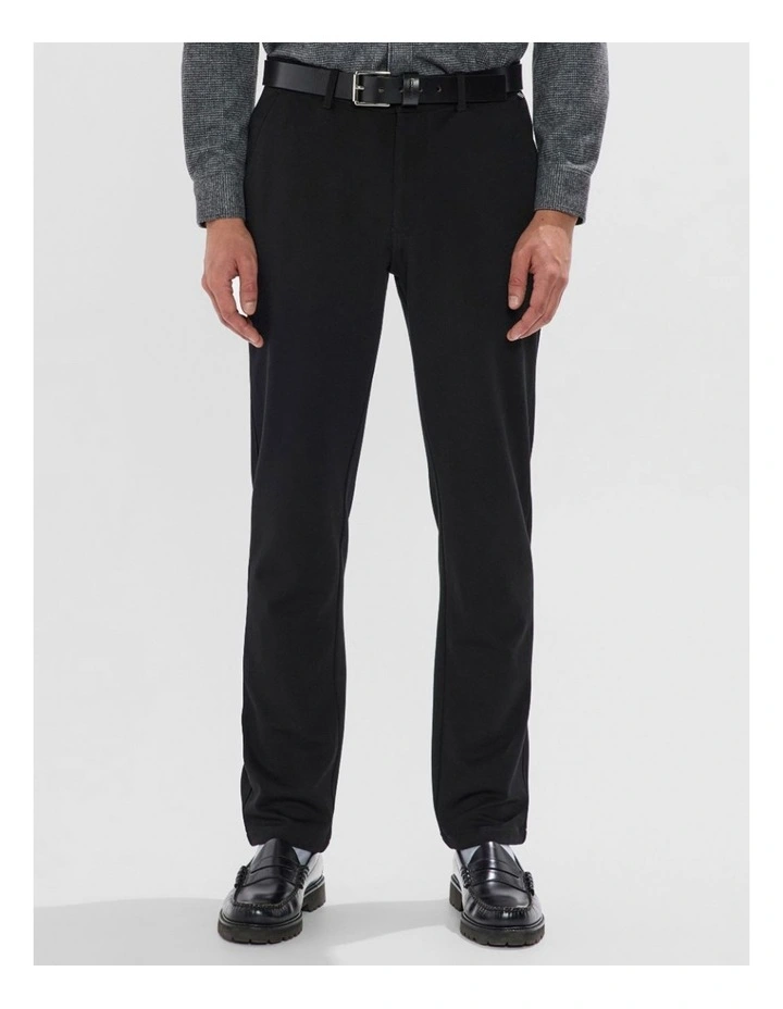 Drew Ponte Chino Pant in Black image 1