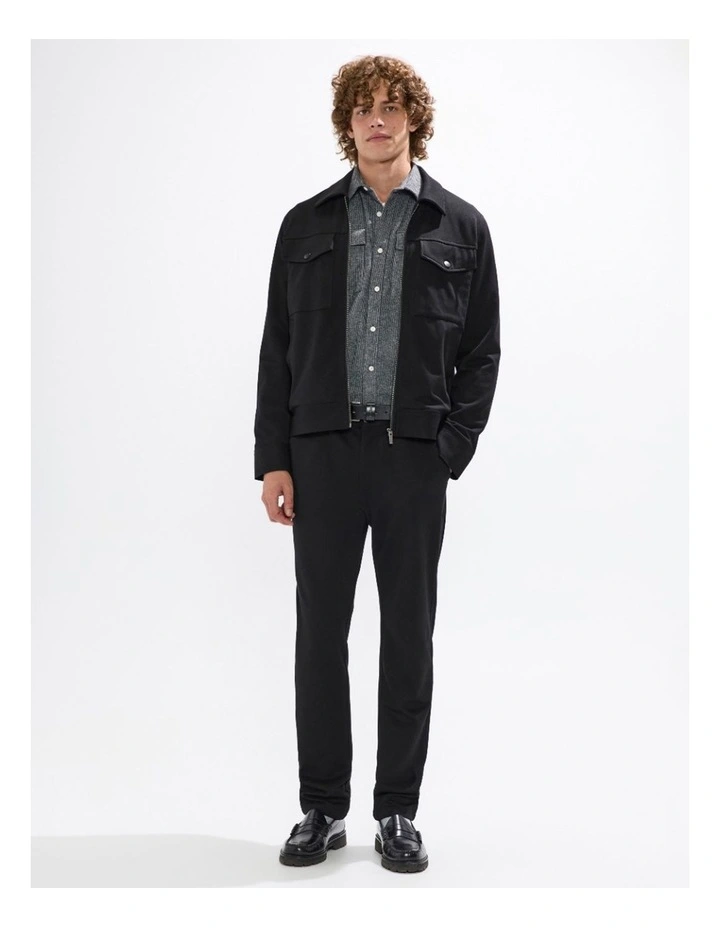 Drew Ponte Chino Pant in Black image 1