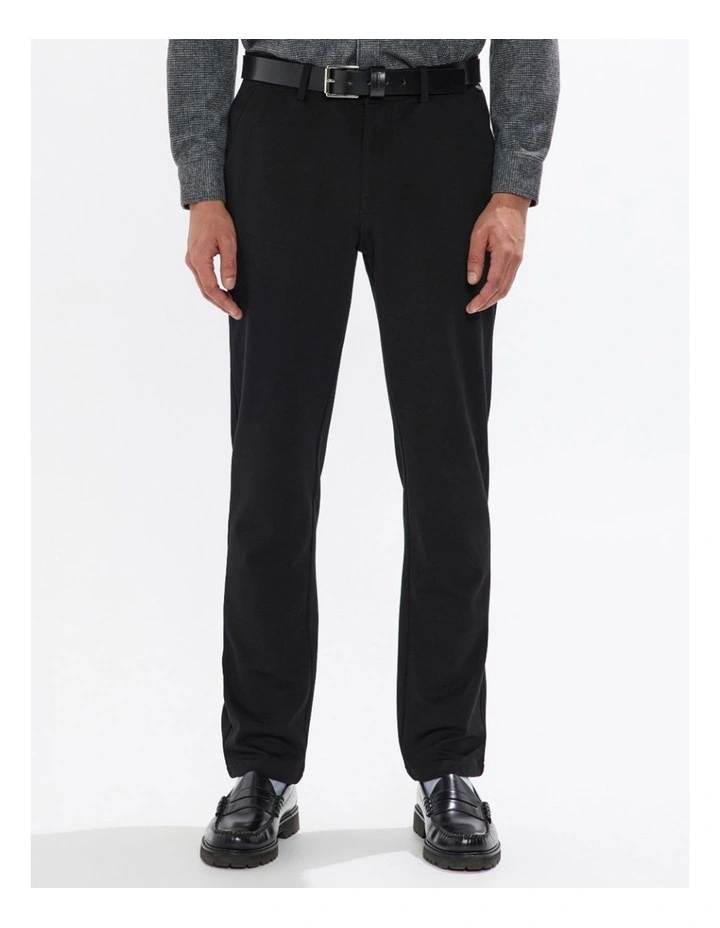 Drew Ponte Chino Pant in Black image 2