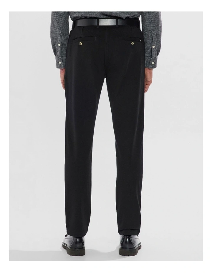 Drew Ponte Chino Pant in Black image 3