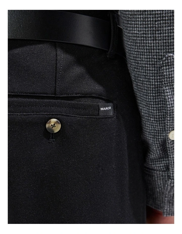 Drew Ponte Chino Pant in Black image 3