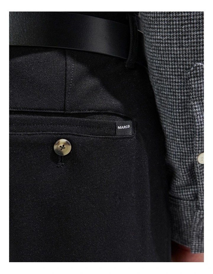 Drew Ponte Chino Pant in Black image 4