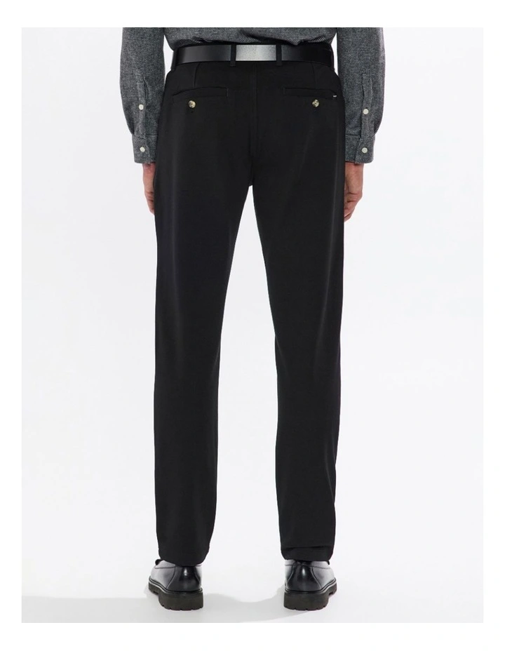Drew Ponte Chino Pant in Black image 4