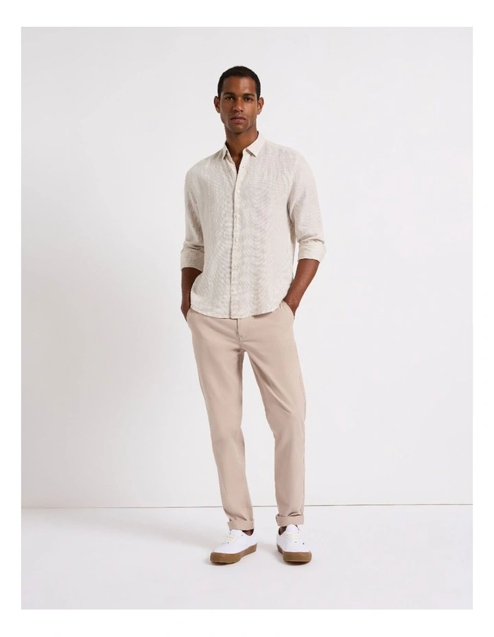Brayden Slim Fit Chino Pant in Birch image 1