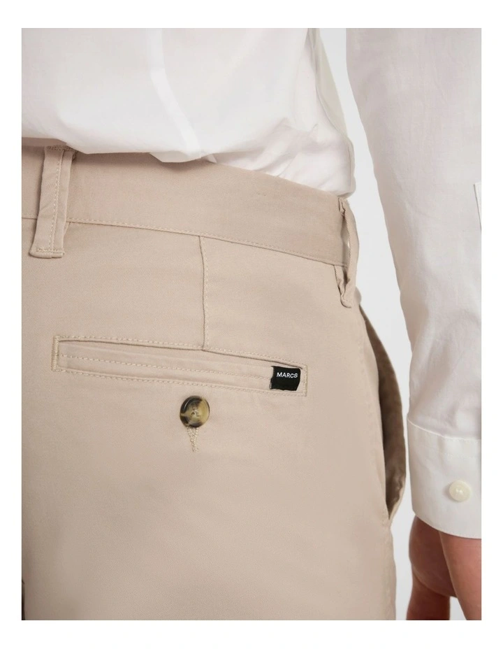 Brayden Slim Fit Chino Pant in Birch image 4