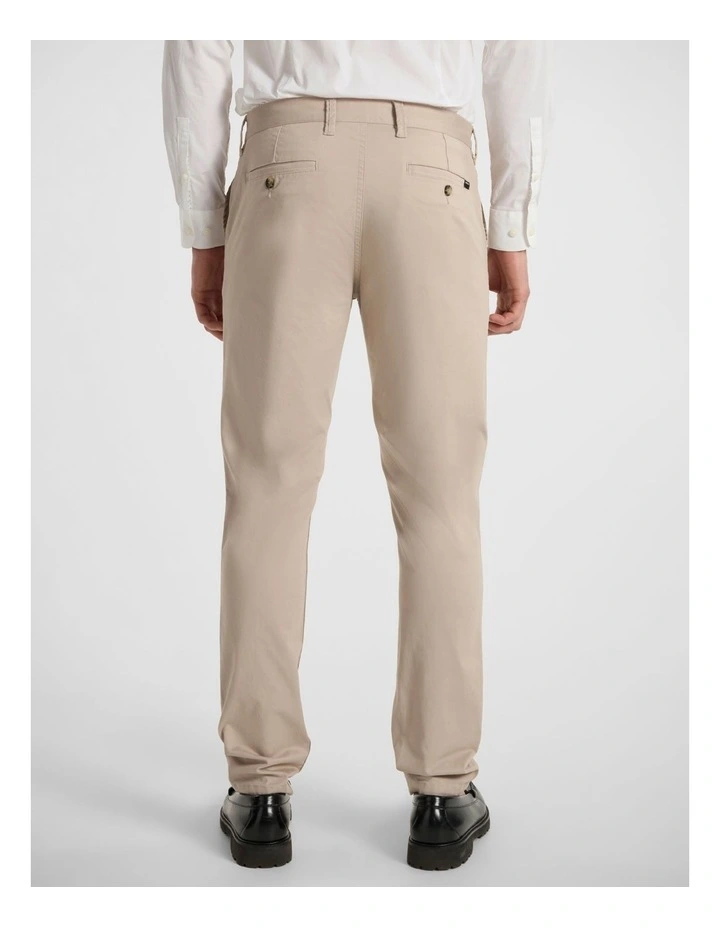 Brayden Slim Fit Chino Pant in Birch image 5