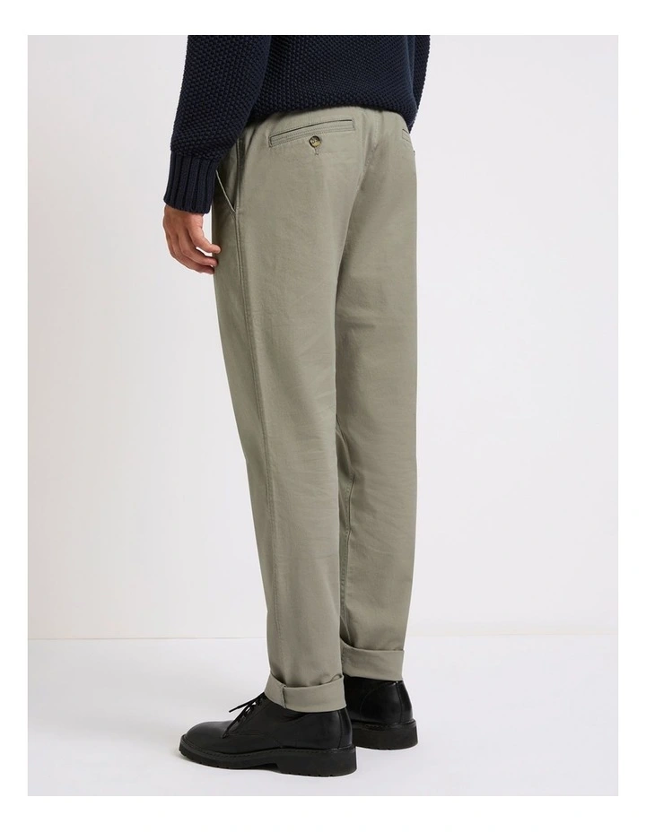 Brayden Slim Fit Chino Pant in Smoke Grey image 3