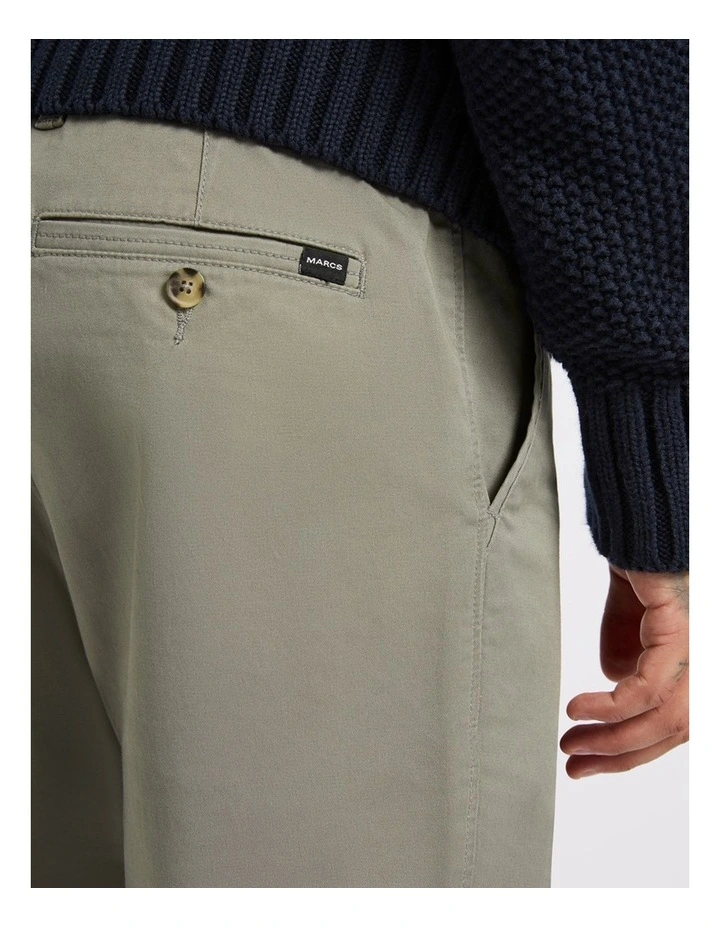 Brayden Slim Fit Chino Pant in Smoke Grey image 4