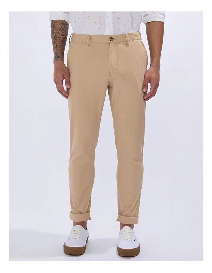 Brayden Textured Chino Pant in Boulder image 2