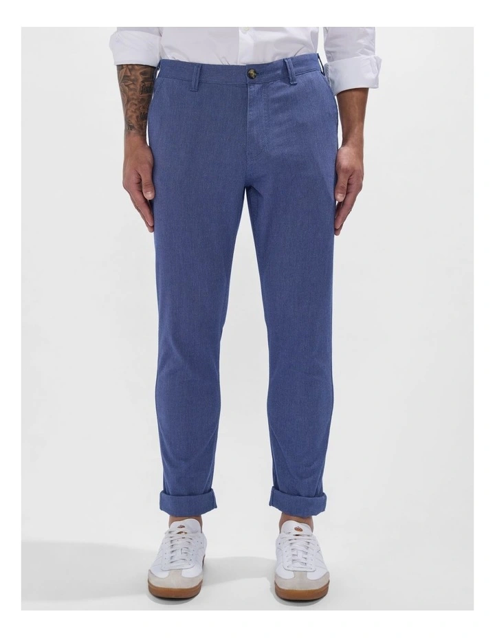 Brayden Textured Chino Pant in Navy image 1