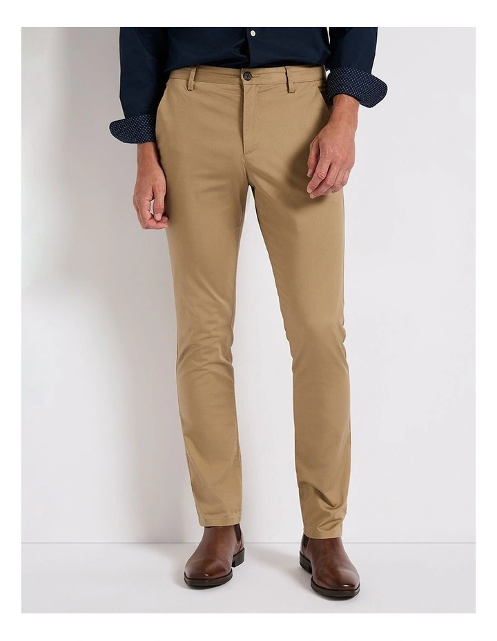 Baltic Stretch Chino Pant in Fawn image 2