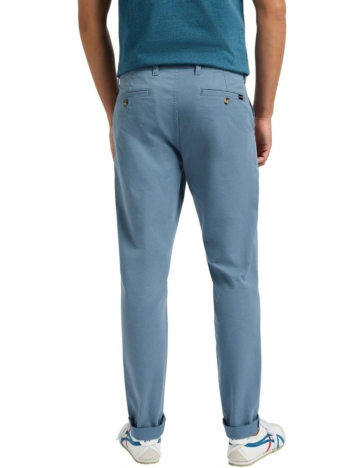 Brayden Slim Fit Chino Pant in Captains Blue image 2