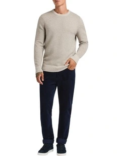 Matteo 5 Pocket Corduroy Pant in Navy