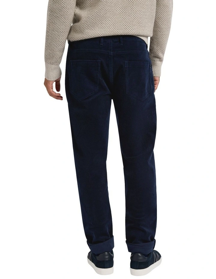 Matteo 5 Pocket Corduroy Pant in Navy image 2