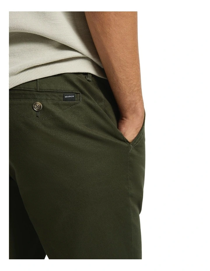 Matthew Slim Leg Pant in Dark Moss image 3