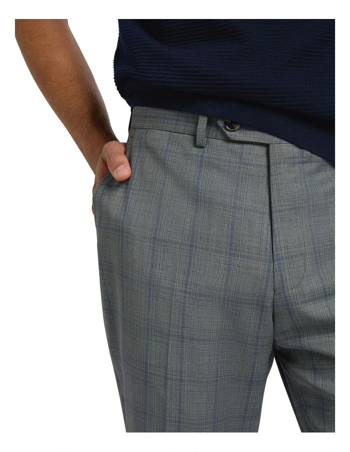 Willem Tailored Pant in Grey Check image 3