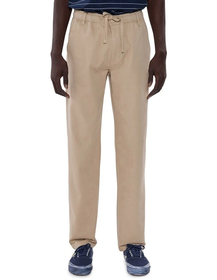Dave Slim Fit Pant in Ecru image 2