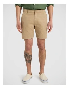 Brayden Chino Short in Biscuit