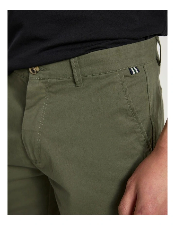 Brayden Chino Short in Thyme image 3