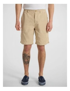 Romagna Utility Short in Latte