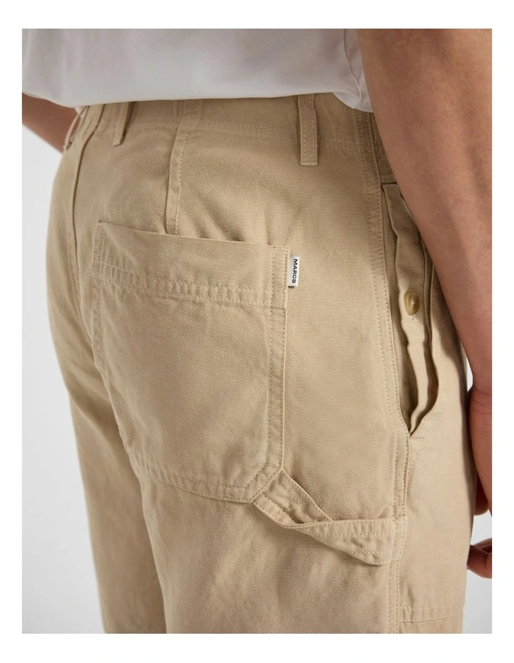Romagna Utility Short in Latte image 4