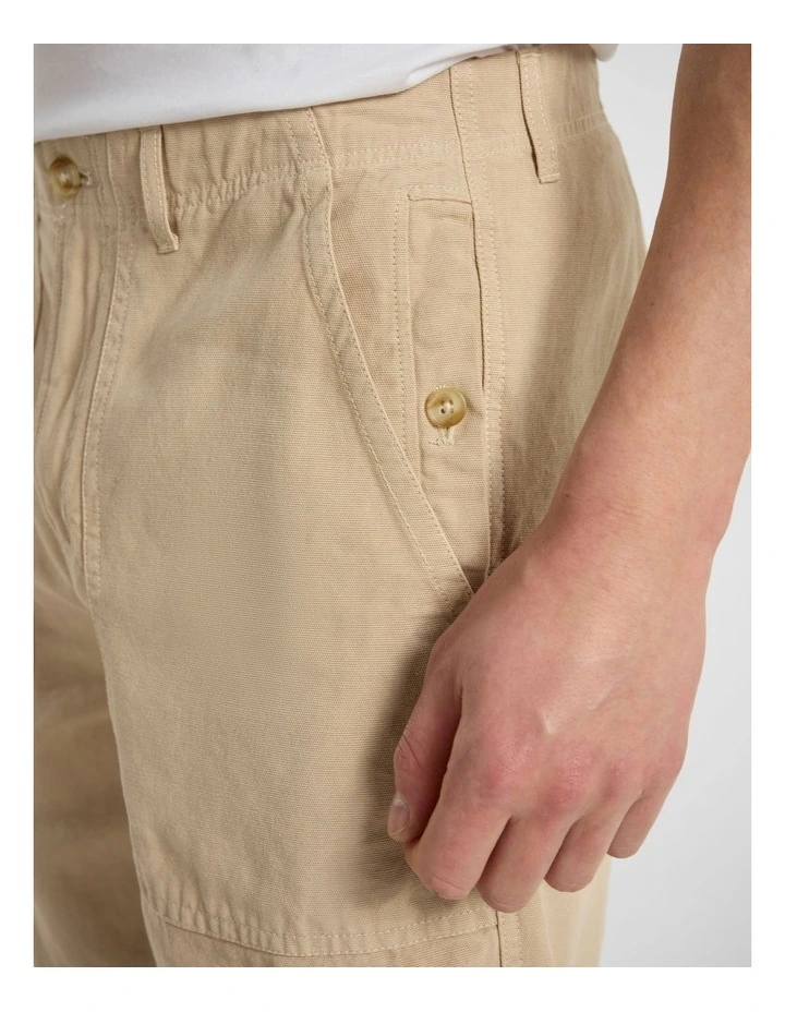 Romagna Utility Short in Latte image 5