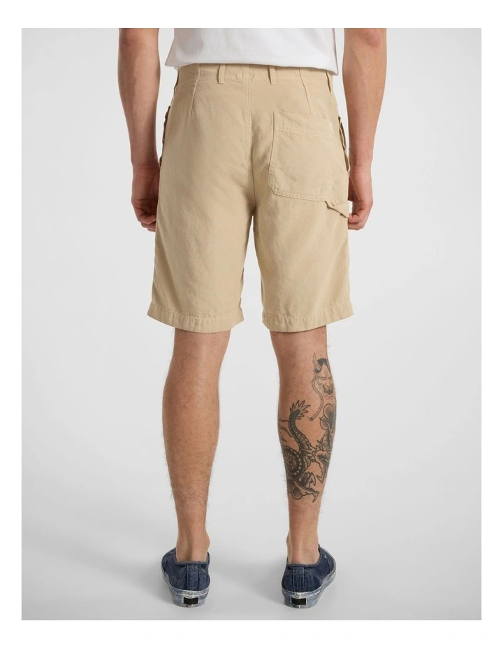Romagna Utility Short in Latte image 5