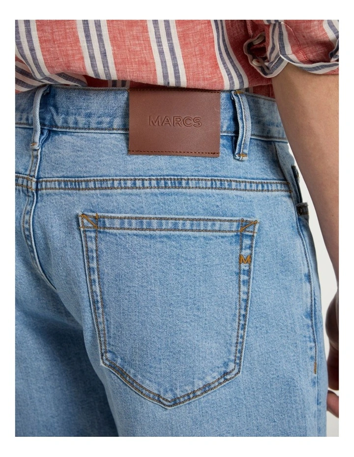 Hamilton Denim Short in Light Wash image 3