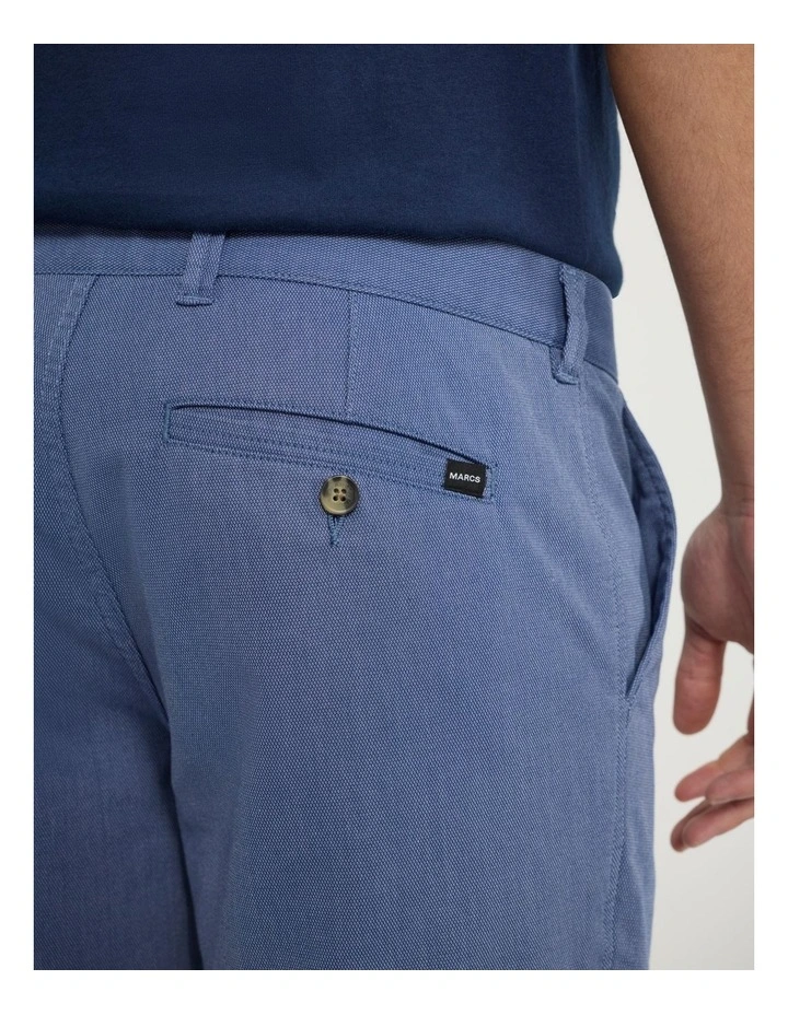 Brayden Textured Chino Short in Navy image 3
