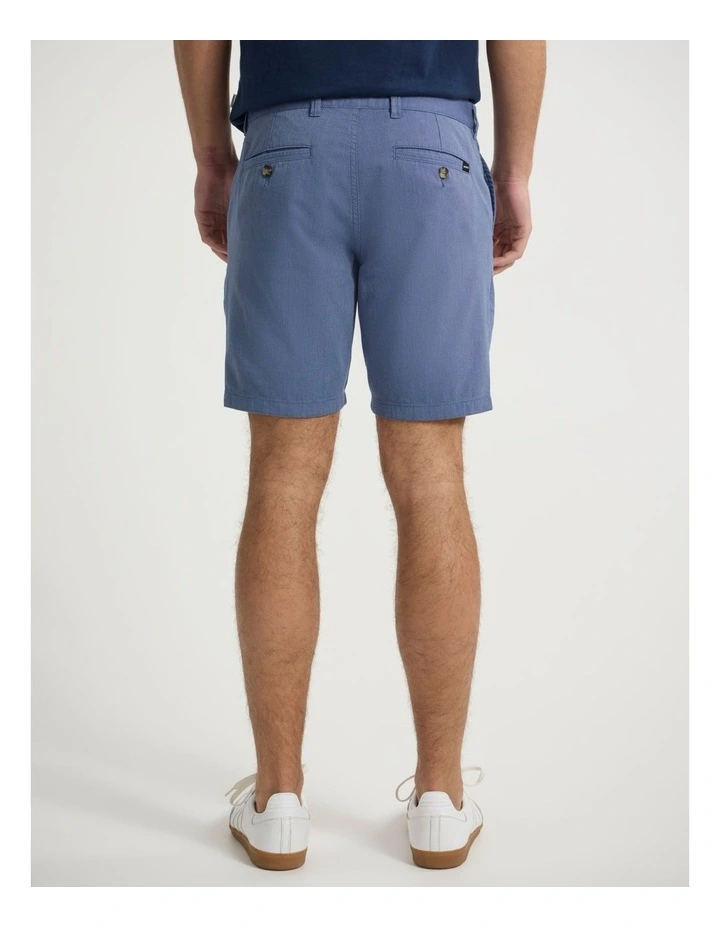 Brayden Textured Chino Short in Navy image 4