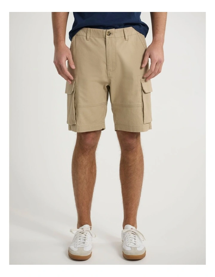 London Cargo Short in Latte image 2