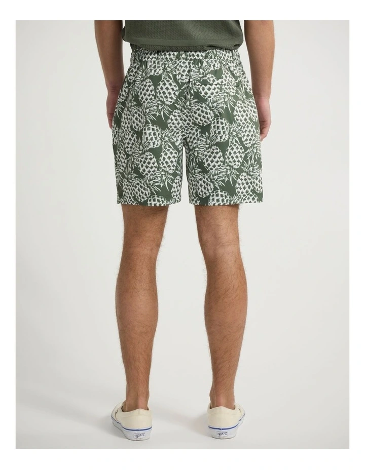 A Little More Pine Swim Short in Thyme Multi image 3
