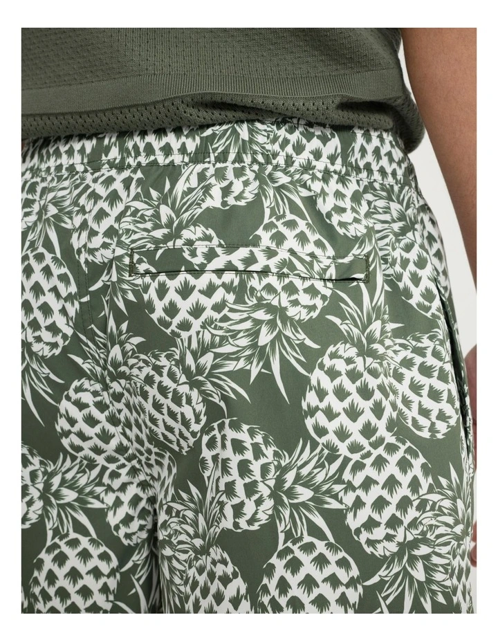 A Little More Pine Swim Short in Thyme Multi image 5