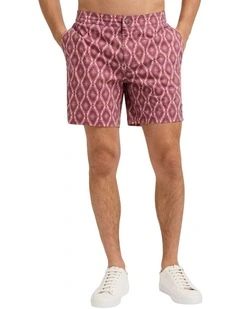 Summer Nights Swim Short in Copper Multi