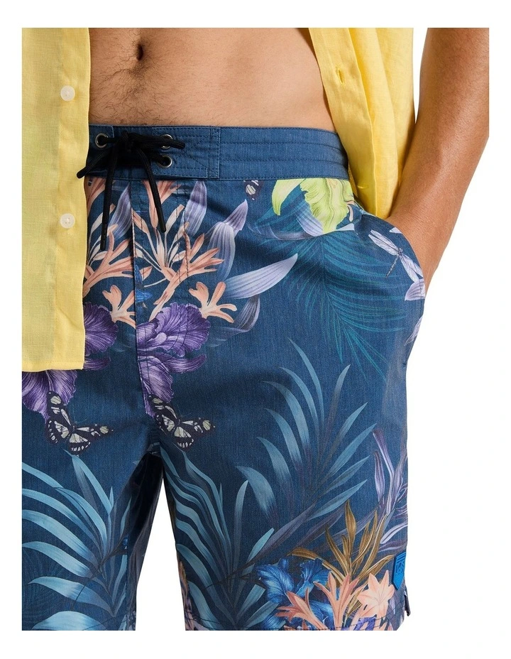 Kula Swim Short in Navy Multi image 3