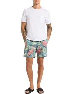 Coast Wanted Swim Short in Jungle Multi