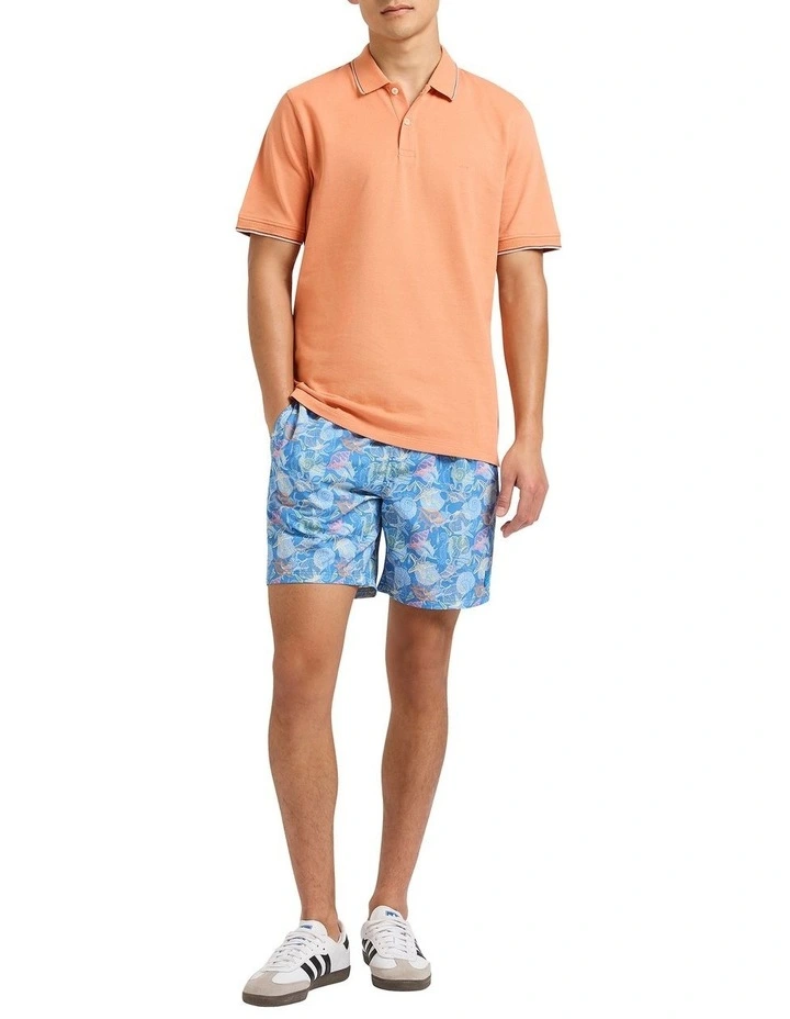 Clam-Orous Swim Short in Blue Multi image 1