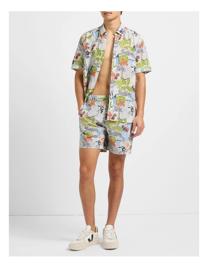 Leopard Lair Swim Short in Kenya Sand image 2
