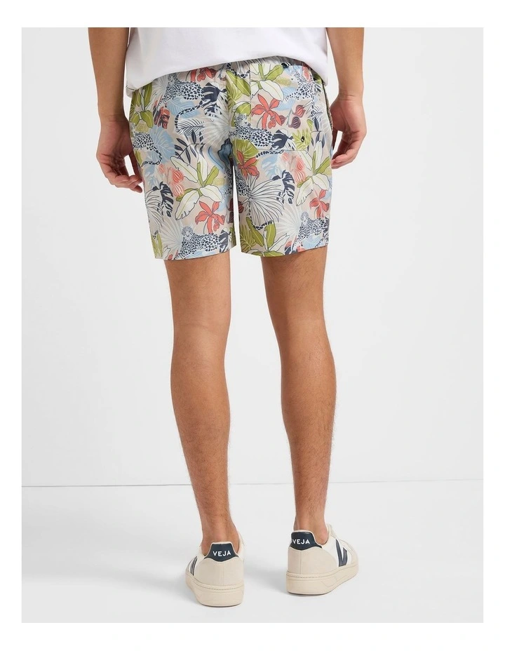 Leopard Lair Swim Short in Kenya Sand image 3
