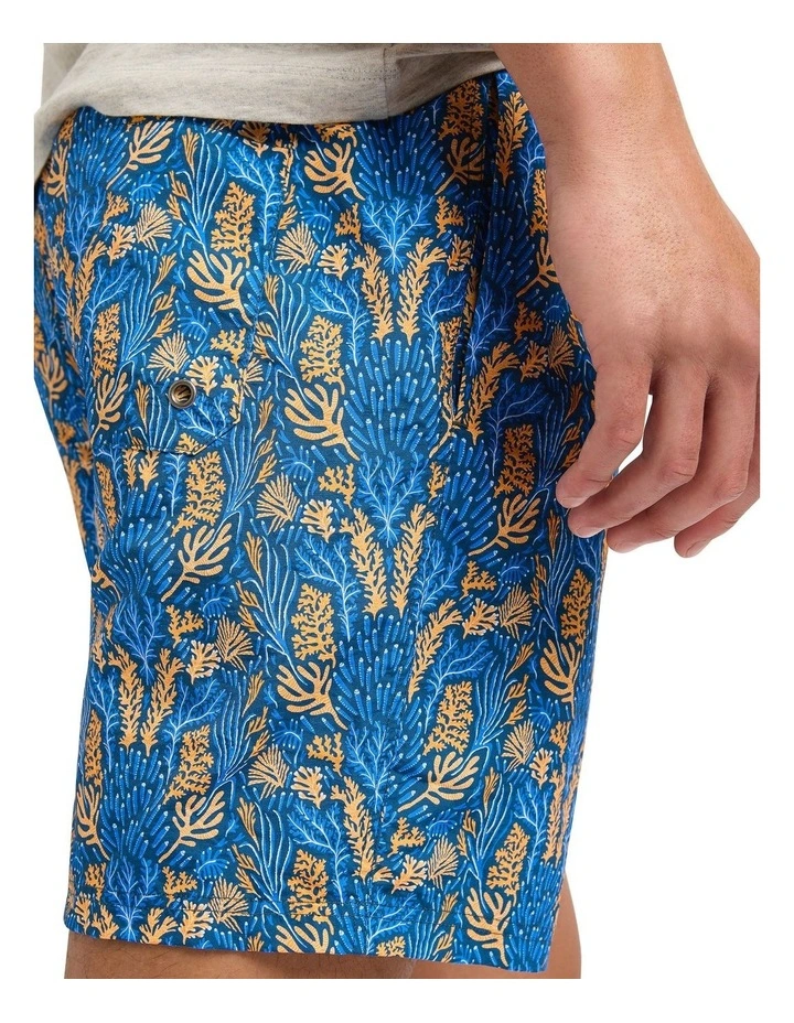 Naxos Swim Short in Orange Multi image 3