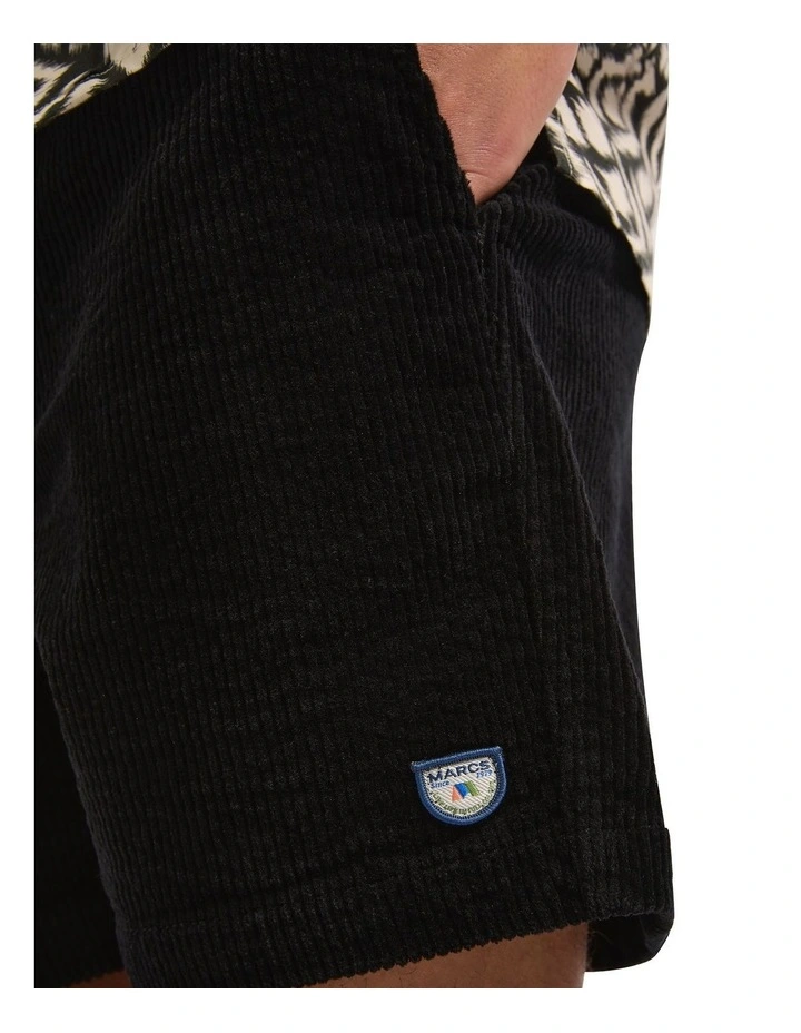 Charlie Corduroy Short in Black image 3