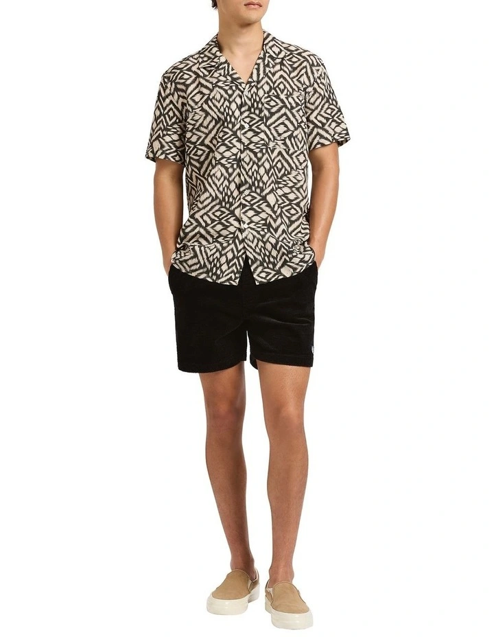 Charlie Corduroy Short in Black image 4