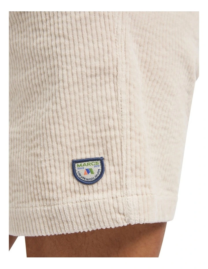 Charlie Corduroy Short in Bone image 4