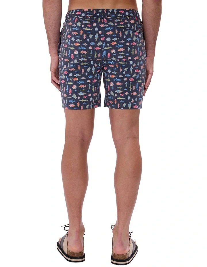 Fin-Tastic Swim Short in Navy Multi image 4