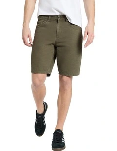 Tommy 5Pkt Canvas Short in Khaki