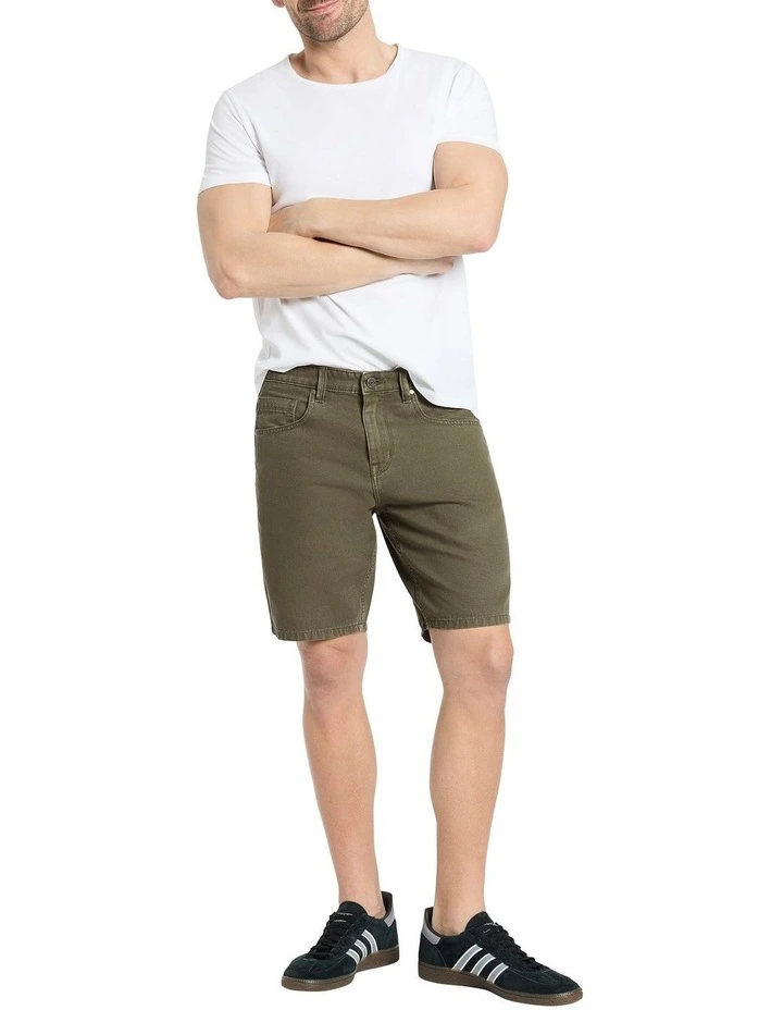 Tommy 5Pkt Canvas Short in Khaki image 2