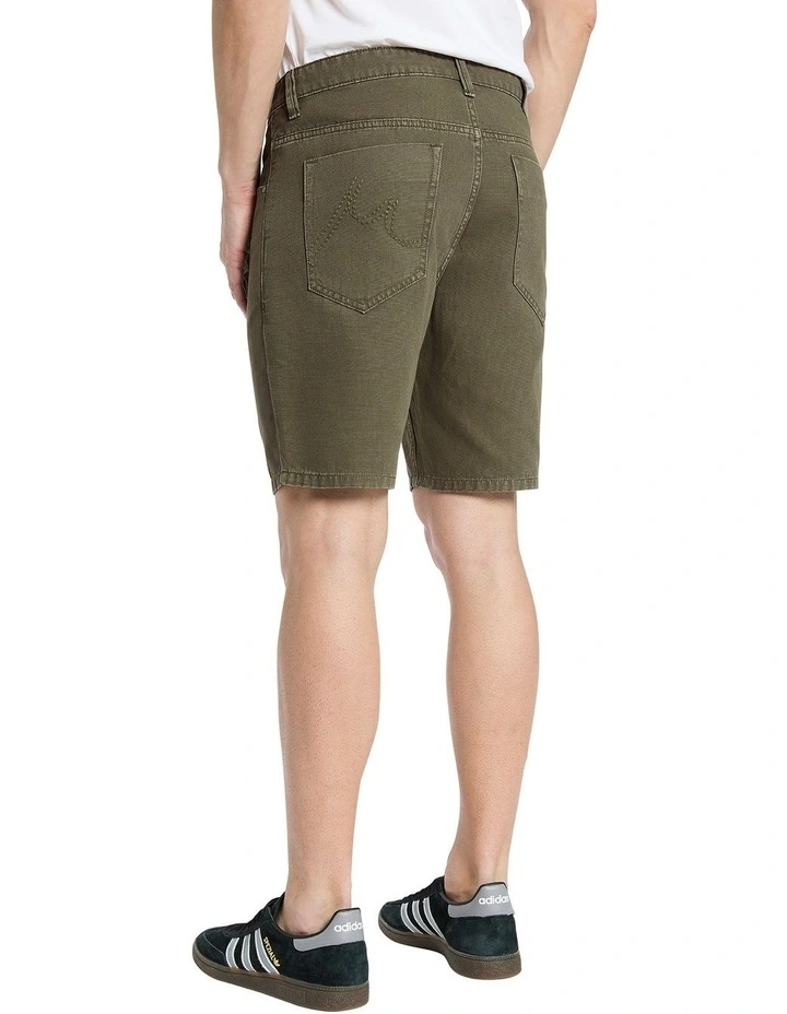 Tommy 5Pkt Canvas Short in Khaki image 4