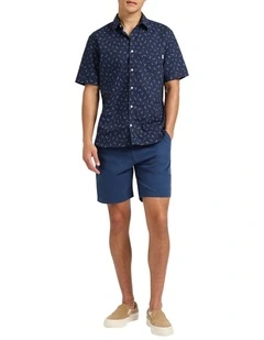 Brayden Chino Short in Blue Stone